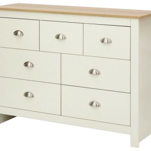 Lancaster Country style bedroom furniture merchants 7 Drawer chest Cream