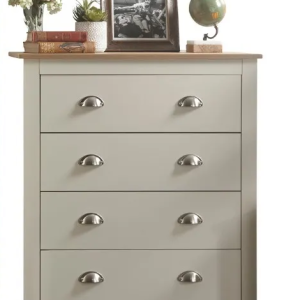 Lancaster bedroom furniture 4 drawer chest - Cream