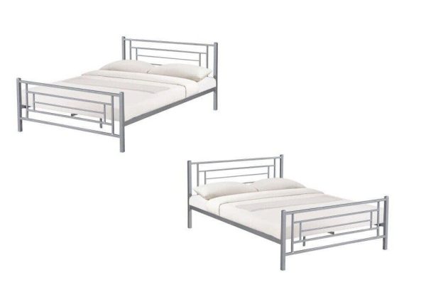 Moderno 5ft King Size metal bed Strong Study great quality