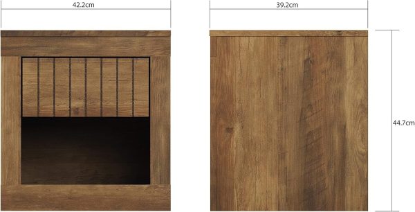 GFW Cartmel Wooden Lamp Side Table With Storage Drawer - Image 5