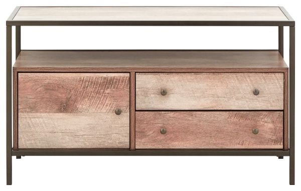 Industrial Style TV Unit loft apartment style decor media entertainment unit - Image 5