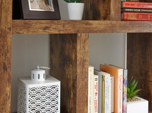 Jakarta Mango Tall Open Shelving Shelf unit Bookcase Living room range - Image 7