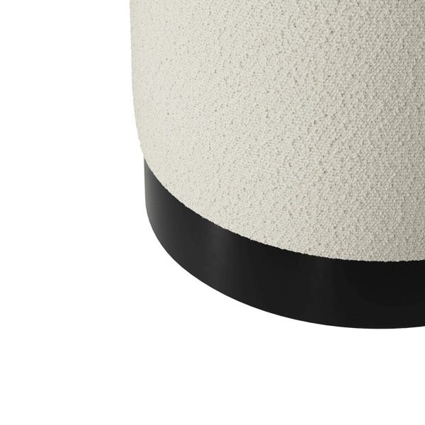 POUF SEAT FOOTSTOOL CHAIR SMALL LARA POUFFE LEGREST LIVING ROOM BEDROOM - Image 4
