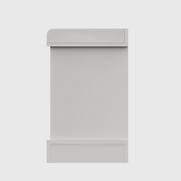 WHITE Kempton Hallway Shoe Storage Unit Holds 8 Pairs - Image 6