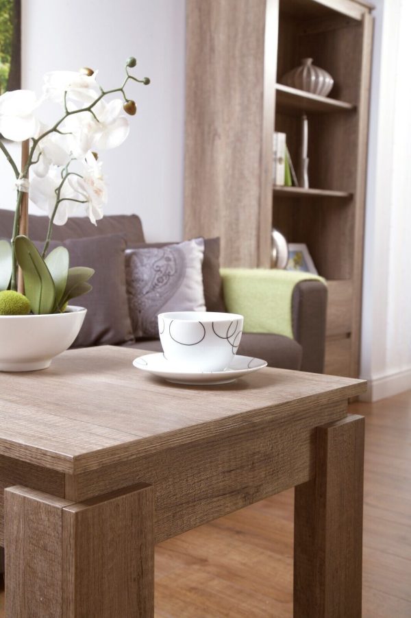 Canyon Oak Veneer Lamp Side Table Unique 3D finish for an individual look - Image 3