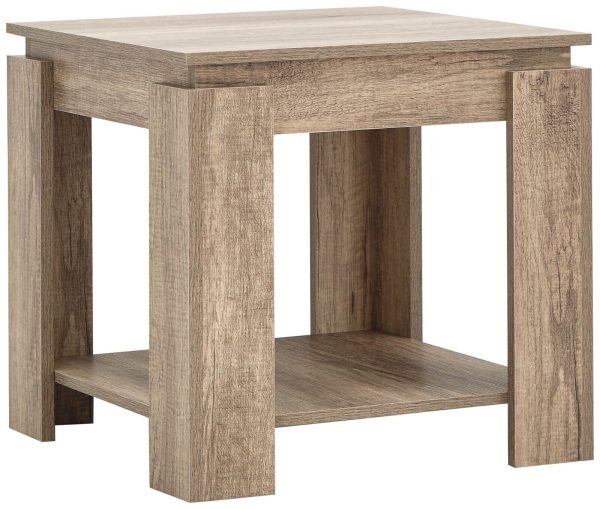 Canyon Oak Veneer Lamp Side Table Unique 3D finish for an individual look - Image 6