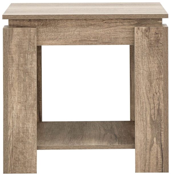 Canyon Oak Veneer Lamp Side Table Unique 3D finish for an individual look - Image 7
