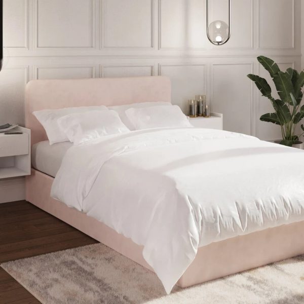 Chiswick Ottoman Bed Small Double Soft Pink box tatty contents are OK - Image 3