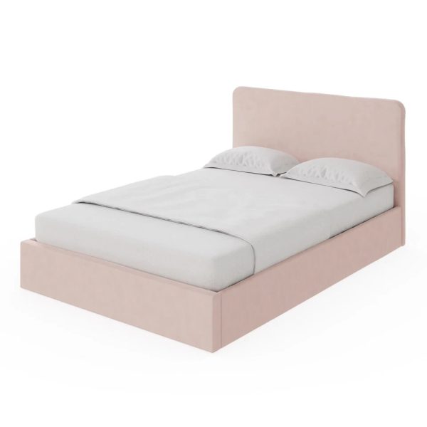 Chiswick Ottoman Bed Small Double Soft Pink box tatty contents are OK - Image 6