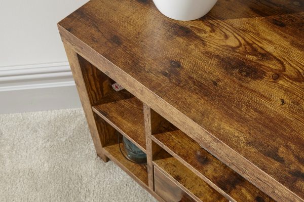 Jakarta 3 Drawer Corner TV Media Entertainment Unit distressed style GRADED - Image 6