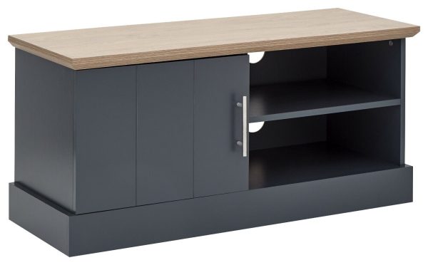 KENDAL COMPACT TV STAND MEDIA UNIT SLATE BLUE - Image 4