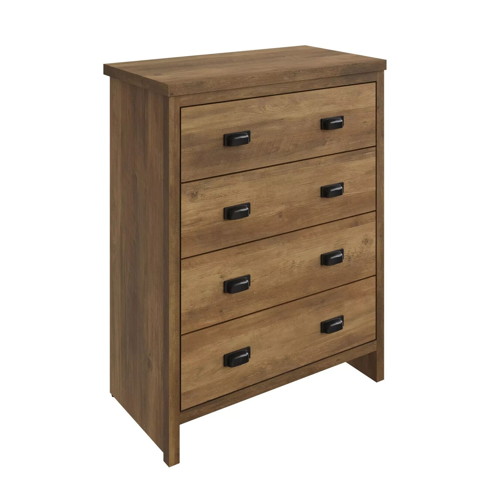 Boston 4 Drawer Chest of Drawers Knotty Oak