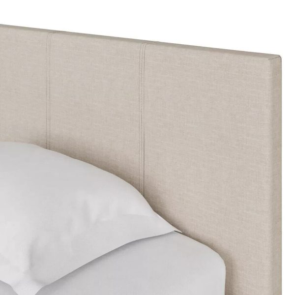 End Lift Ottoman Gas End Lift Up Storage Bed 3ft 90CM Single Fabric Natural Bed - Image 7