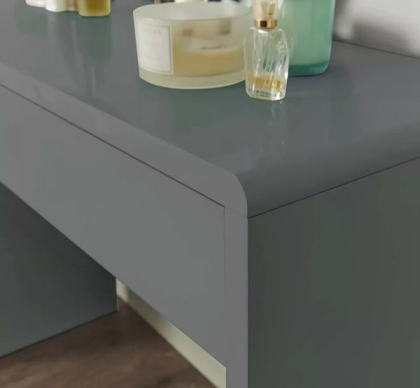 Grey Gloss Console Table - Dressing/Bedroom/Office/Hallway  Stylish - Image 5