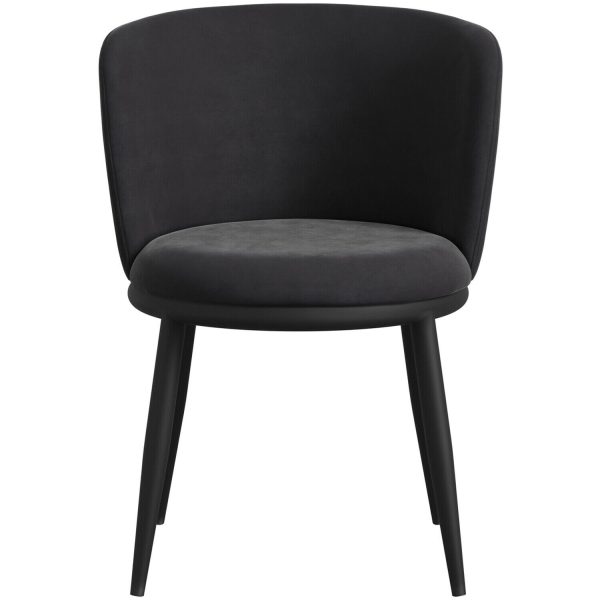 Nova Black Set Of 2 Dining Chairs Stylish and Comfortable Home Seating