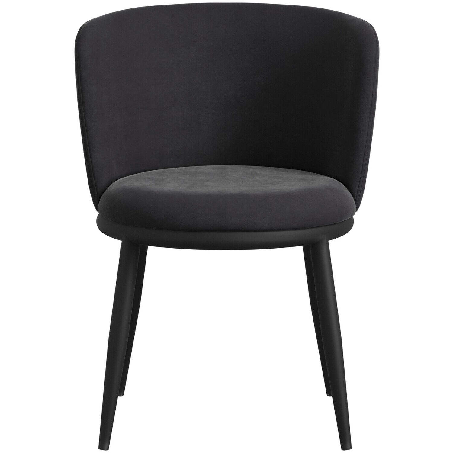 Nova Black Set Of 2 Dining Chairs Stylish and Comfortable Home Seating