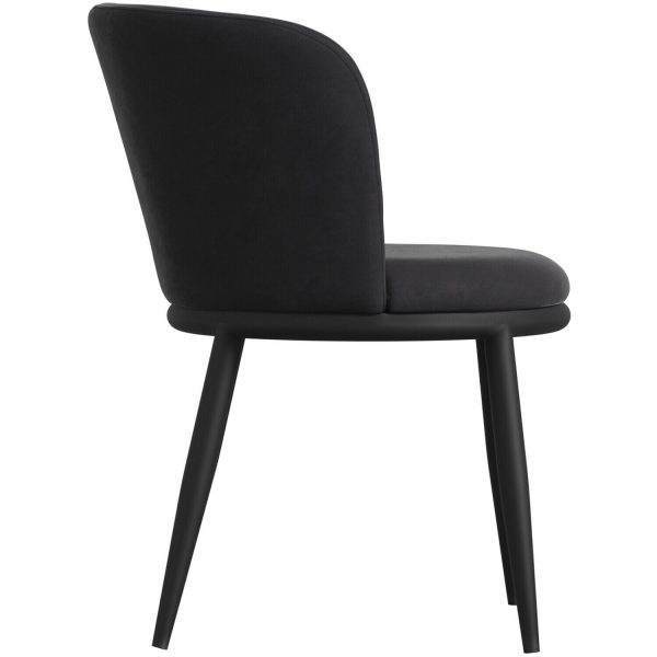 Nova Black Set Of 2 Dining Chairs Stylish and Comfortable Home Seating - Image 4