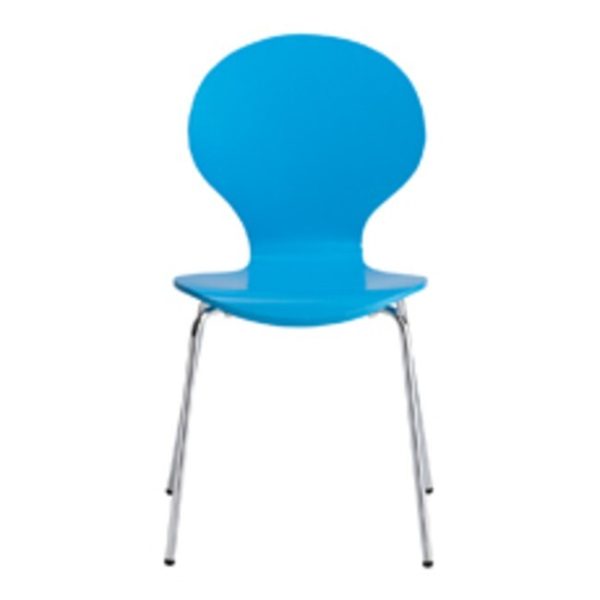 Set of 4 Blue Ibiza trendy dining chairs Stylish Chairs - Image 3