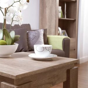 Canyon Oak Veneer Lamp Side Table Unique 3D finish for an individual look