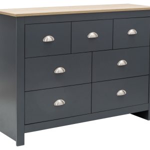 GFW Lancaster Merchants Chest - Slate Blue Sideboard