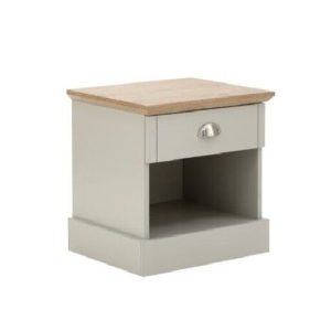 Kendal 1 Drawer bed side drawers Country style bedroom furniture - Grey Oak