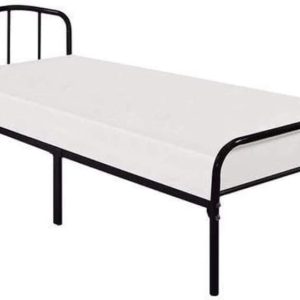 Low Foot End Metal Bedframe -Black -3ft Single (also in white and more sizes)