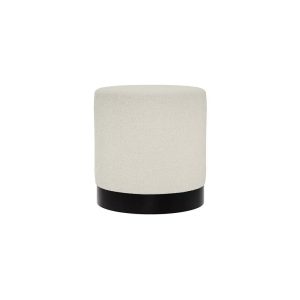 POUF SEAT FOOTSTOOL CHAIR SMALL LARA POUFFE BOUCLE