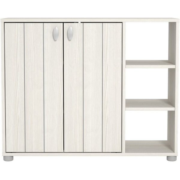 Bideford Compact Shoe Cabinet White Oak - Image 3
