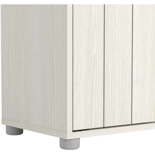 Bideford Compact Shoe Cabinet White Oak - Image 7