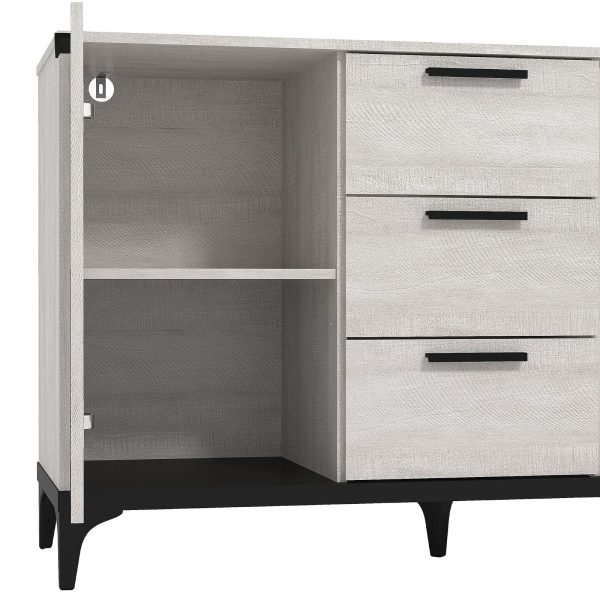 GFW Sideboard, Dusty Grey Oak, One Size - Image 7