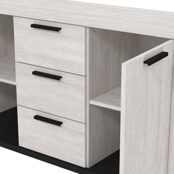 GFW Sideboard, Dusty Grey Oak, One Size - Image 8