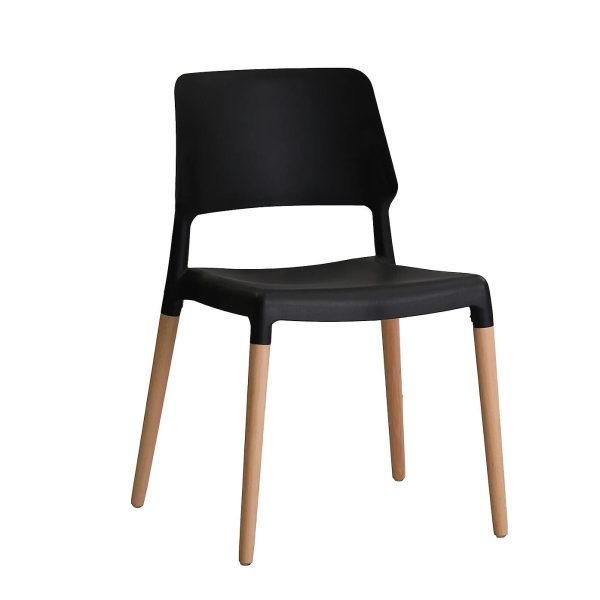RIVA CHAIRS IN BLACK (PACK OF 2) BRAND NEW FREE DELIVERY Last pair - Image 4