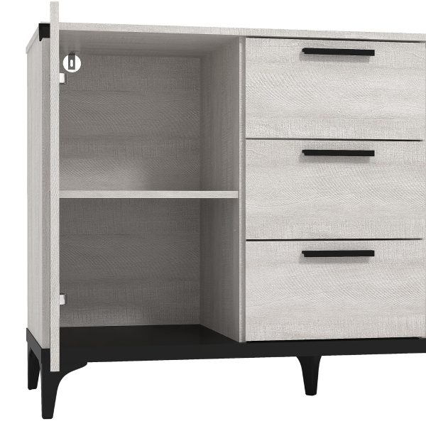 GFW Sideboard, Dusty Grey Oak, One Size - Image 7