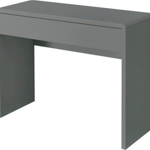 Grey Gloss Bedroom Dressing Table Desk Hallway Console Stylish Assembled COLLECT