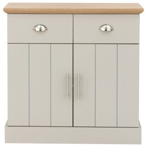 Kendal Compact Sideboard Grey Oak colour top