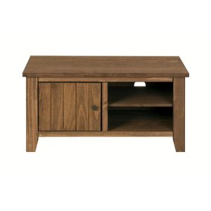 Pine 1 Door TV Media Entertainment Unit Mexican Pine Aztec Stain