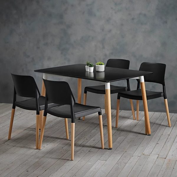RIVA CHAIRS IN BLACK (PACK OF 2) BRAND NEW FREE DELIVERY - Image 4