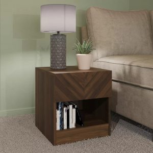 Catania Lamp Table Royal Walnut
