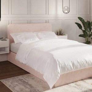 Chiswick Ottoman Bed Small Double Soft Pink box tatty contents are OK