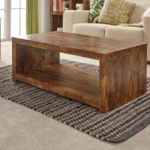 Jakarta Mango coffee table with Shelf living room range