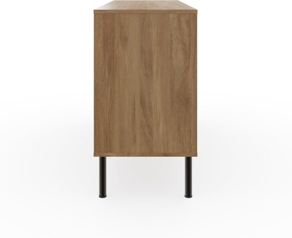 Nervata Sideboard Cabinet Living Dining Room Oak - Image 5